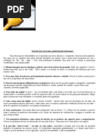 Dicas Para Aprender Idiomas 2