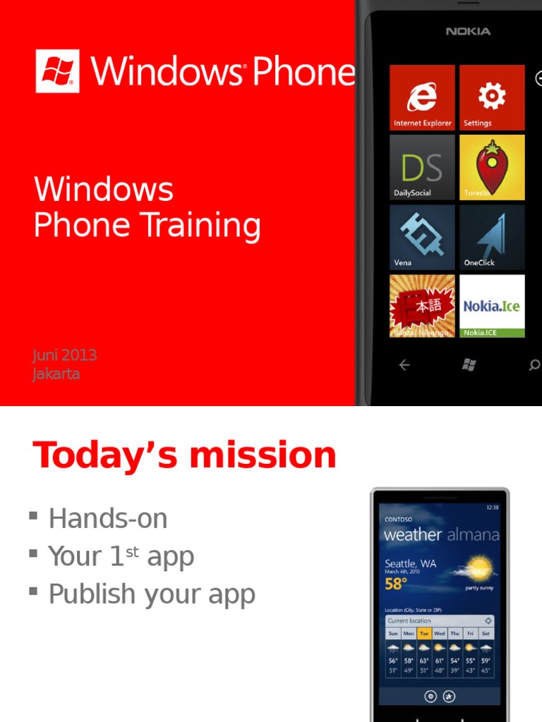 Windows Phone App Development Training | PDF | Career & Growth | Art