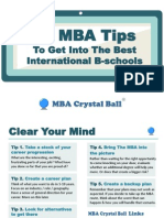 MBACrystalBall 50 MBA Tips