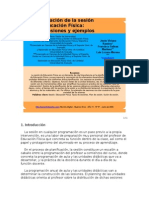 Planificacion de Sesiones