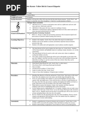 basic lesson plan