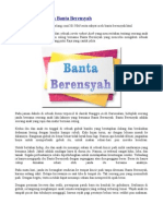 Cerita Rakyat Aceh Banta Berensyah