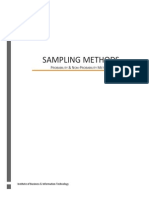 Sampling Methods Assignment