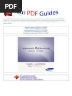 Manual Do Usuário SAMSUNG SCX 4623F P