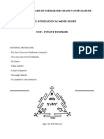 Initiation Au Grade de Patriarche Grand Consécrateur 66eme Degre