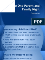 Title I Parent Night Presentation