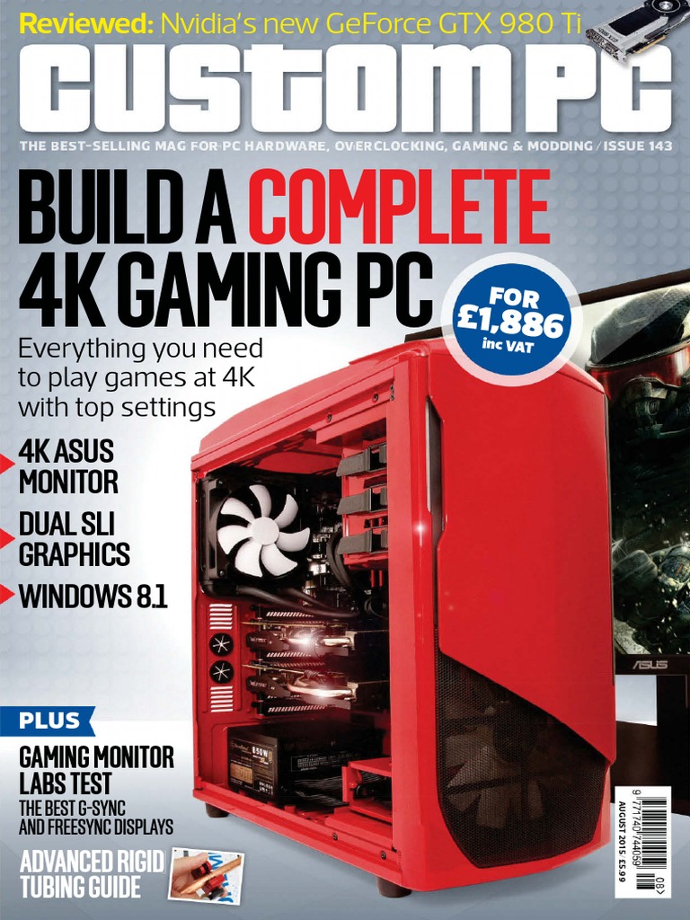 Custom PC - August 2015 UK | PDF | Electronics | Computer Hardware