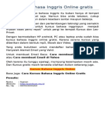 Download Kursus Bahasa Inggris Online Gratis by Supian Cyank Rindy SN269700197 doc pdf