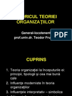 Istoricul Teoriei Organizatiilor