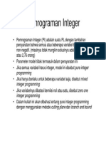 Pemrograman Integer