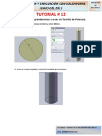 SOLID WORKS-Tutorial 12