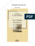 Ítalo Calvino as Cidades Invisíveis