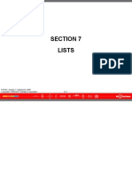 Section 7 Lists: S7-1 PAT301, Section 7, September 2008 2008 MSC - Software Corporation