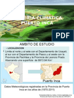 Memoria Climática Puerto Inca