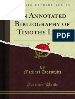 An Annotated Bibliography of Timothy Leary 1000715369