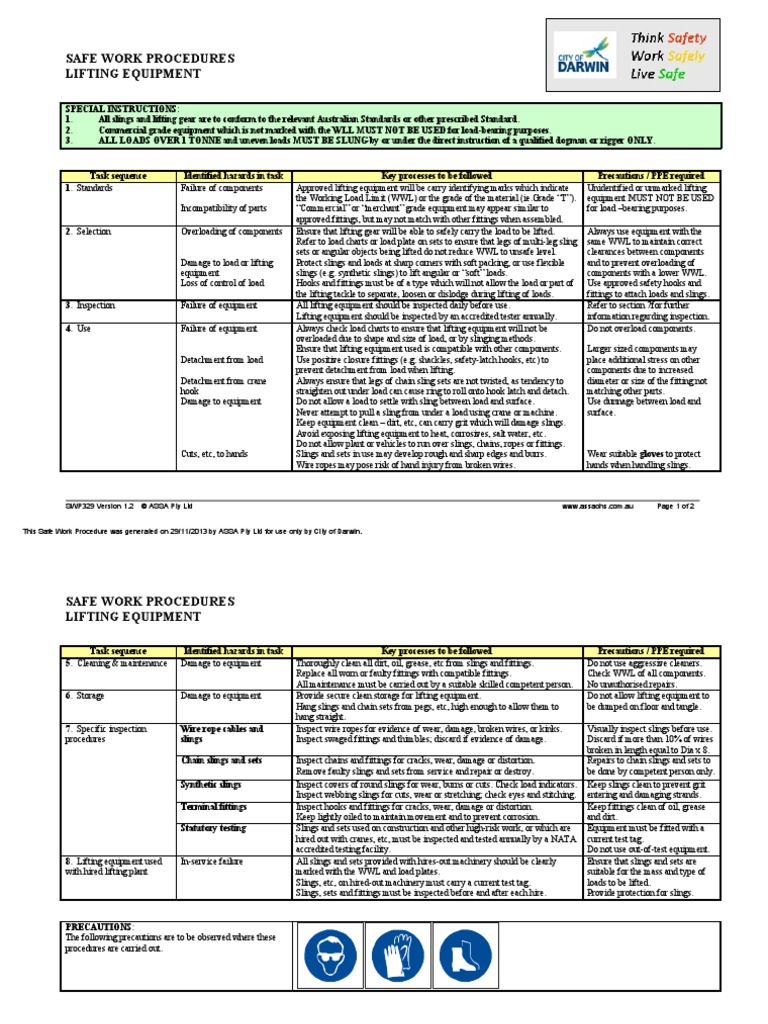 Lifting Equipment.PDF Rope Manufactured Goods