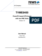 Tvme8400: Powerpc Based Cpu Board With Two PMC Slots