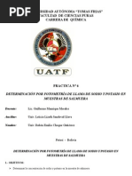 Determinación de Na y k