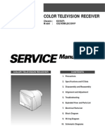 COLOR TELEVISION RECEIVER ALIGNMENT AND ADJUSTMENTS