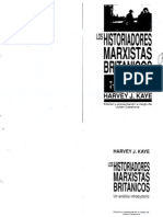 Harvey J Kaye Los Historiadores Marxistas Britanicos PDF