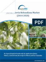 The Stevia Rebaudiana Market to grow at a CAGR of 6% by 2020!- IndustryARC