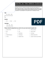 Patient Satisfaction Questionnaire Revised Aug 5