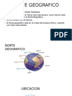 La diferencia entre el Norte Geográfico y el Norte Magnético