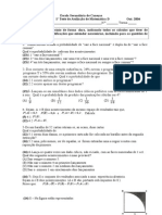 1teste 12A Versão D e Resolução 2004 2005