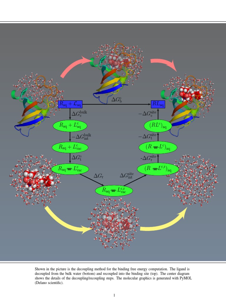 Binding Free Energy Decoupling Method | PDF