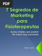 7 Segredos de Marketing Para Fisioterapeutas