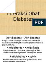 Interaksi Obat Diabetes