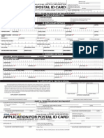 Postal ID Application Form