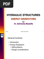 Hydraulic Structures Unit 7 - Energy Dissipators PDF