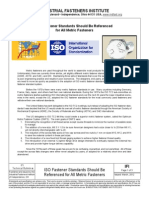 ISO Fastener Standards Should Be Used For All Metric Fasteners PDF