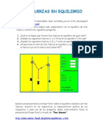 Tres Fuerzas en Equilibrio