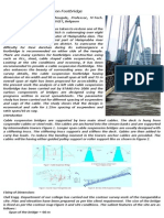 A Study On Cable Suspension Footbridge