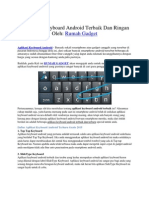 8 Aplikasi Keyboard Android Terbaik Dan Ringan