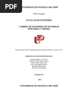 Plan de Contingencia