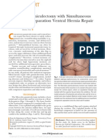 94e-98e Mercedes Panniculectomy With Simultaneous Component Separation Ventral Hernia Repair