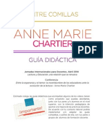 Guía Diáctica Sobre Conferencia de Anne Marie Chartier en FEL 2014