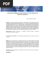 A proposta de emenda a constituição PEC-555