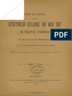 Dare de Seamă Masivul Parâng PDF