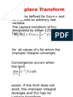 The Laplace Transform