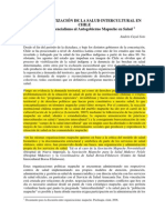 La Burocratización de La Salud Intercultural en Chile. a. Kuyul 5-08 (Recovered 1) Mapuche