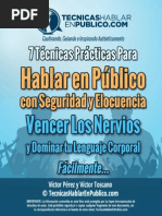 7 Tecnicas Practicas Para Hablar en Publico Con Elocuencia y Seguridad Vencer Los Nervios y Dominar Tu Lenguaje Corporal Facilmente