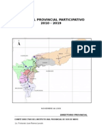 Plan vial participativo 2010-2019