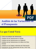 Analisis de La Variaciones