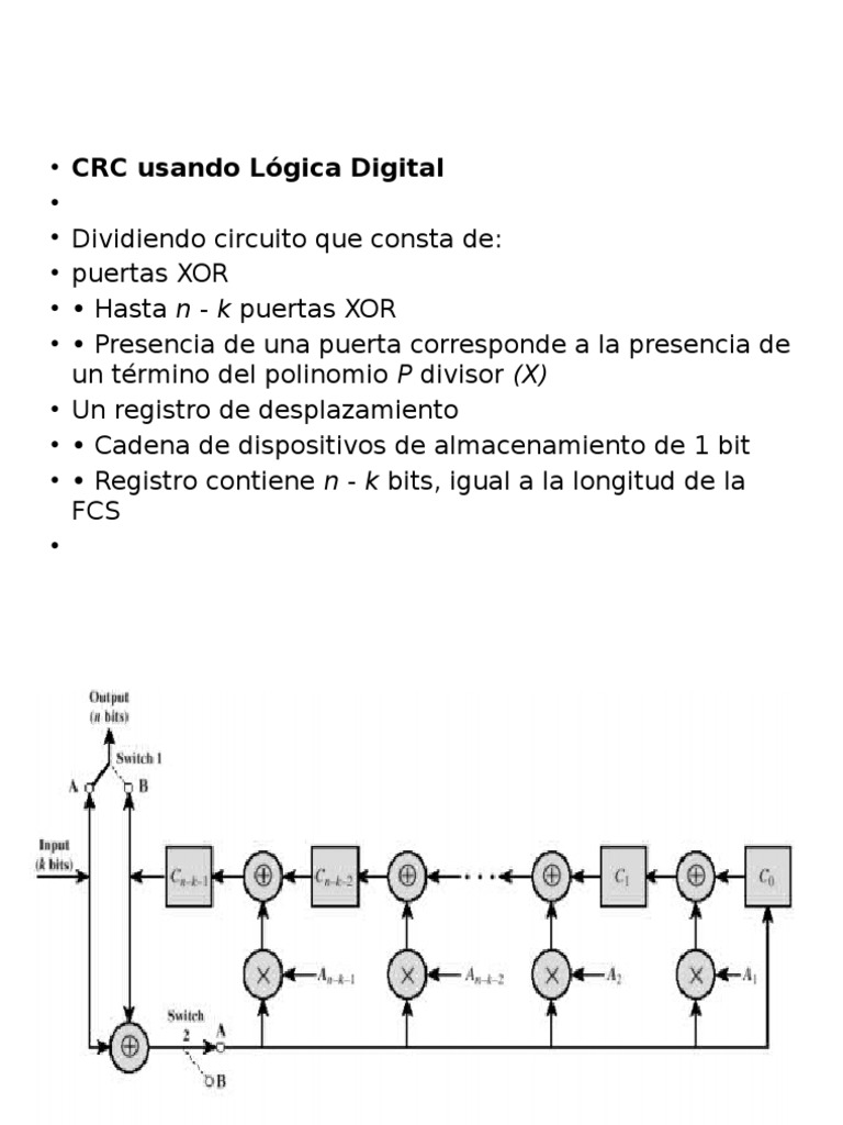 Implementación de CRC en Lógica Digital | PDF | Poco | Áreas de informática