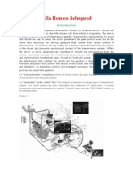 Alfa Romeo Selespeed transmission system