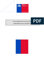 Plan Formativo de Administrativo Logistico